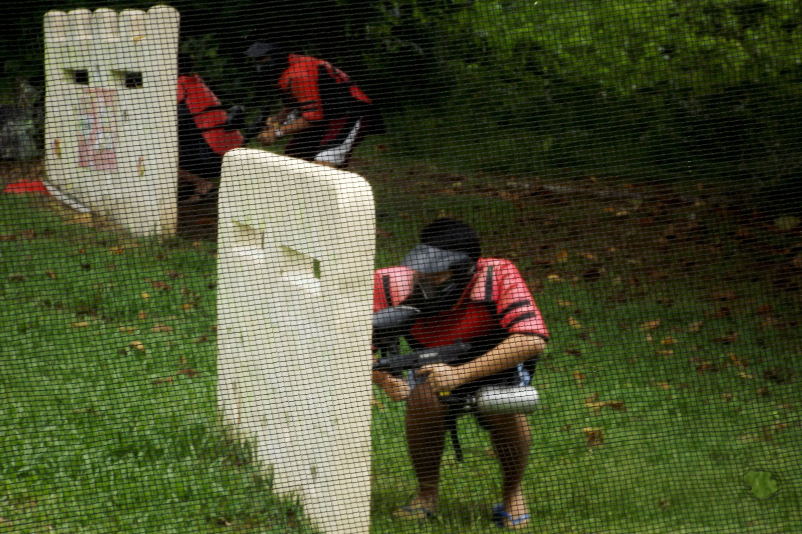 Our clients having a great time playing Paintball in Extreme Sports Philippines.